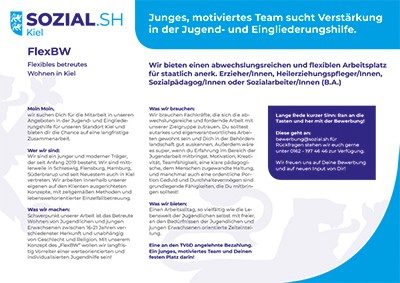 Stellenausschreibung Kiel